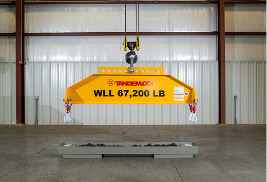 Picture of Q2500AA-400C Load Leveling Bottom Lift Sling for 40' ISO Containers