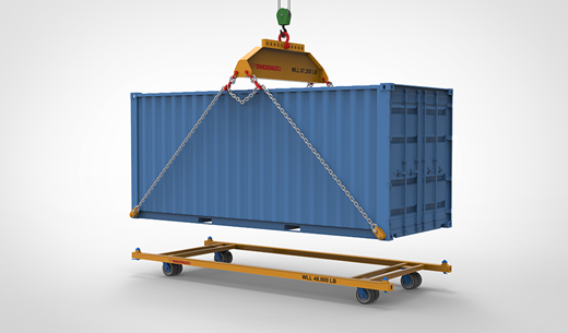 Picture of T10000E-1PA Container Cart
