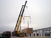 Tandemloc's telescopic spreader beams making a lift in the field!