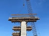 One of our customers using a multi-point spreader beam for rebar cage.